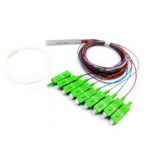 1×8 Fiber PLC Splitter Single Mode Blockless