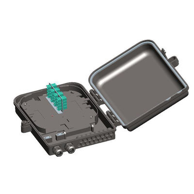 16 Core Fiber Optical Terminal Box with ABS+PC Material and Mini PLC Splitter for Fttx Network