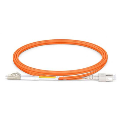 LC UPC to SC UPC Duplex OM1 Multimode PVC 2.0mm -2m(6ft) FOPC 1121D412-2（7242120）OS2 ( G.652.D/G.657.A1/G.657.A2)