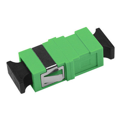 SC APC SX Welding Fiber Optic Adapter Without Flange Featuring Ceramic or Metal Sleeve