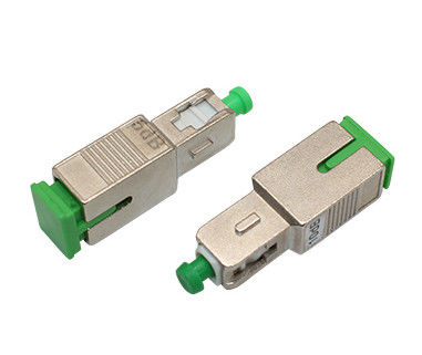 SC APC Female to SC APC Male Plug-In Fixed Fiber Optic Attenuator 1-25dB for Precise Signal Control