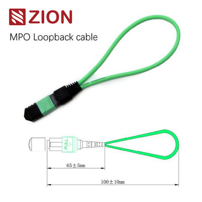 24 Fibers MPO Singlemode Fiber Optic Loopback Module for 40/100G Network Testing