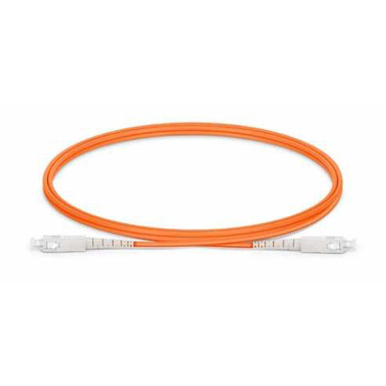 SC UPC to SC UPC OM1 Multimode PVC 2.0mm Fiber Optic Patch Cord FOPC for Reliable Connectivity