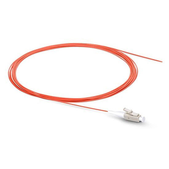 LC APC Simplex OM1 Multimode Fiber Optic Patch Cord with 0.9mm PVC Jacket for High-Performance Connectivity
