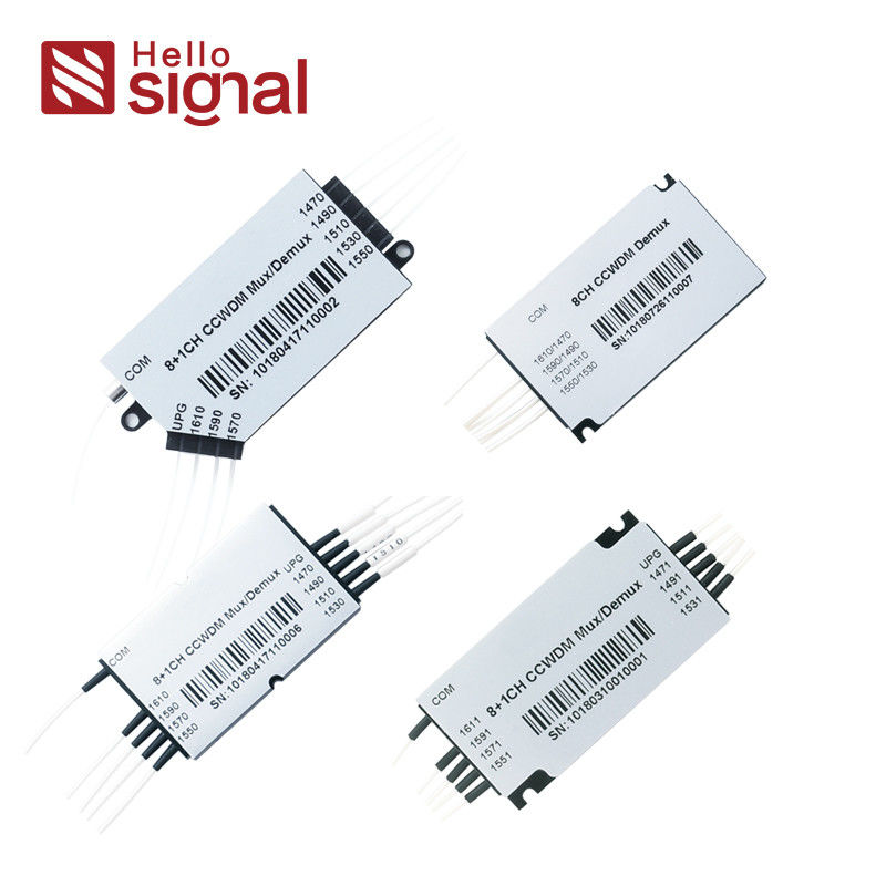 4,8,18-Channel Mini CWDM Module with Low Insertion Loss High Channel Isolation and Epoxy Free Optical Path