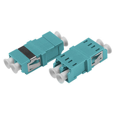 LC OM3 DX Welding Symmetry-type Fiber Optic Adapter with ≤ 0.2dB Alternating Loss and Ceramic or Metal Sleeve for Wide Temperature Range