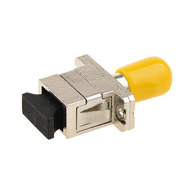SC-ST SX Hybrid Fiber Optic Adapter Coupler with Ceramic or Metal Sleeve for Wide Temperature Range and Low Insertion Loss