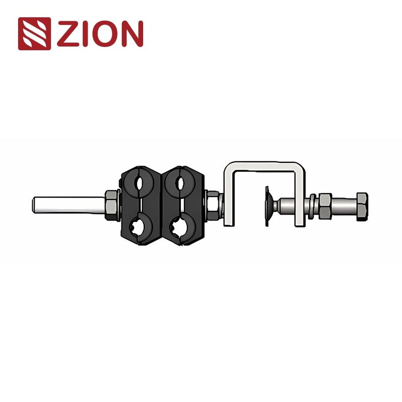 Robust Outdoor Use Feeder Cable Clamp 4 Way