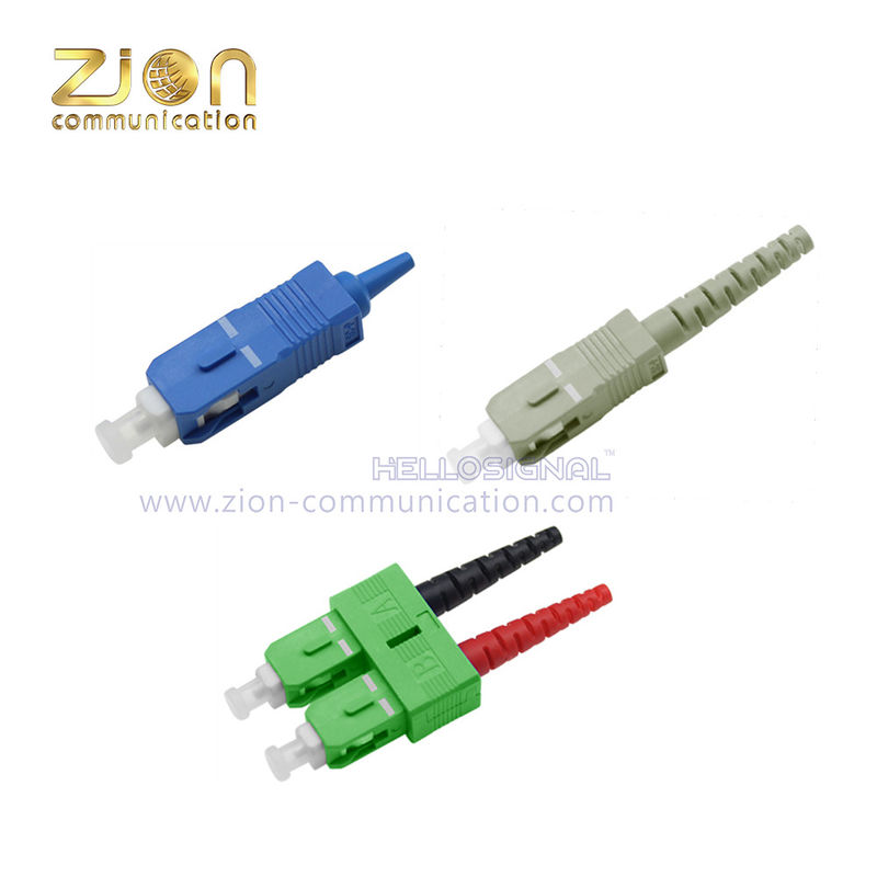 SC Fiber Optic Connector with Pre-polished Ferrule FAST Field Assembly and Ceramic SM UPC
