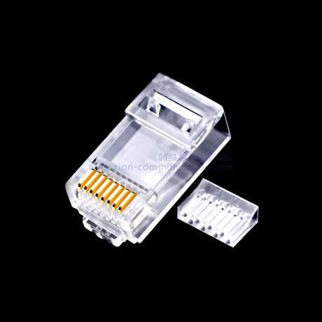 Cat6 Unshielded RJ45 Modular Plug with Phosphor Bronze Contacts for Reliable Connectivity