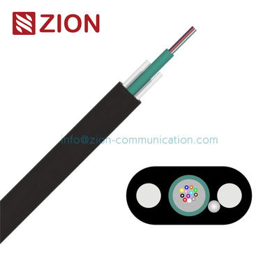 FRP 빈 금속성과 FTTH GYFXBY 1 2 4 6 8 핵심 실내 야외 광섬유 케이블