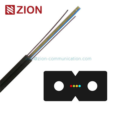 GJXFDH / GJXDH 실내 FTTH 드롭 케이블 리본형 파이버 2.0x4.0 LSZH