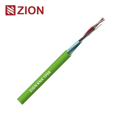 KNX 1PR 0.8mm Bare Copper LSZH Cable PE 단열, 필름 보호